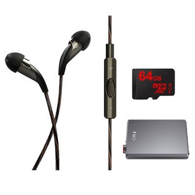 Klipsch X20i Earbuds w/ Mic & Playlist Control w/ Apple Controls - Fiio E12 AMP Bundle
