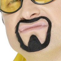 Black Goatee Mens Fake Beard Mustache Facial Hair Kenny Powers