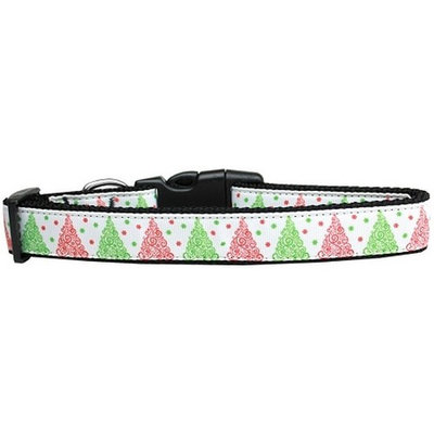 Mirage 125-227 LG Fancy Schmancy Christmas Tree Nylon Dog Collar Large