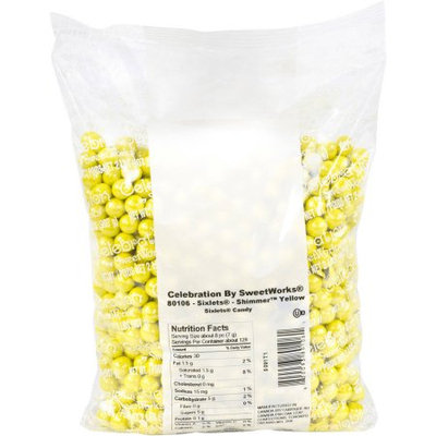 Sweetworks Sixlets Shimmer Yellow Balls 2lbs