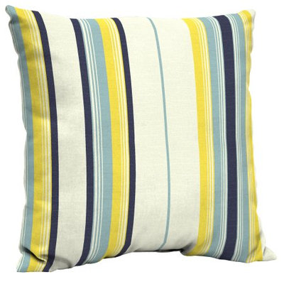 Arden Companies Mainstays Outdoor Patio Dining Pillow Back, Cambaya Stripe Blue
