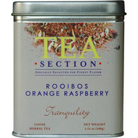Tea Section Rooibos Orange Raspberry Loose Tea 3.52 oz - Case of 6