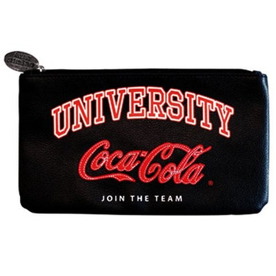 Coca cola University cosmetic bag