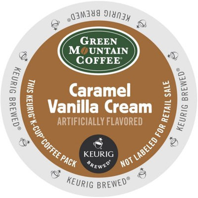 Green Mountain Caramel Vanilla Cream Coffee, K-Cup Portion Pack for Keurig Brewers 96 Count