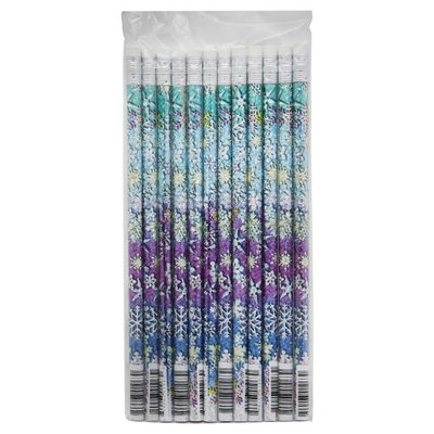 Musgrave Pencil Co Inc MUS1063D Snowflake Glitters 12Pk