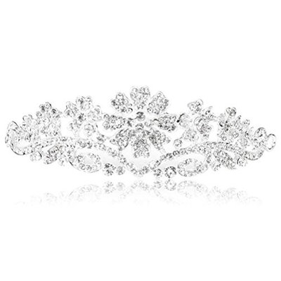 ULTNICE Wedding Bridal Tiara Crown Bridal Headband Princess Crown