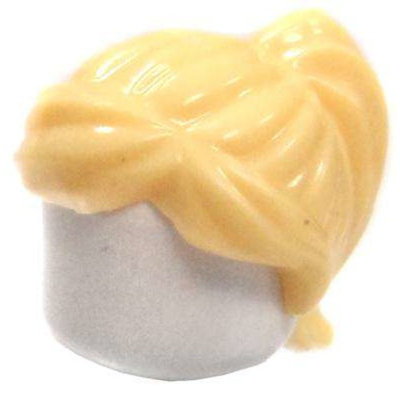 LEGO Blonde Ponytail Swept Sideways Loose Hair