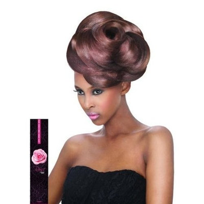 Outre Velvet Virgin Human Hair Weave REMI ROSE YAKI (14 INCH, 1B - OFF BLACK)