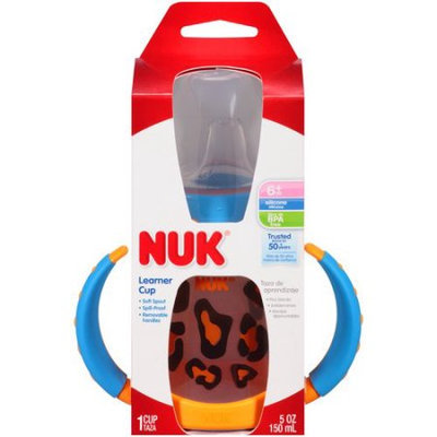 NUK Cup Animal Prints Learner Cup 5oz, Silicone