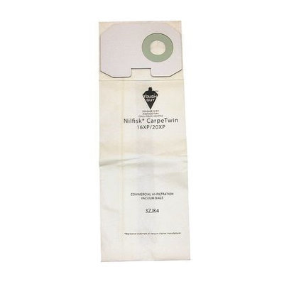 TOUGH GUY 3ZJK4 Filter Bag,2-Ply, Paper, PK10