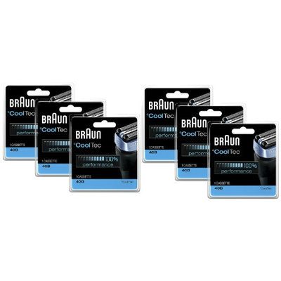 Braun 40B (6-Pack) Replacement Shaver Head