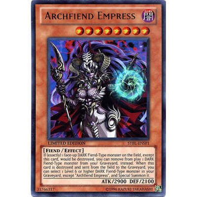 Microsoft Corp. YuGiOh Starstrike Blast Archfiend Empress STBL-ENSP1