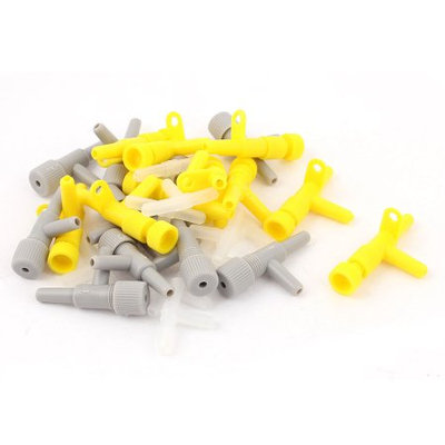 30 in 1 Plastic Air Control Valve T Shape 3 Way Tube Connector for Aquarium