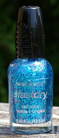 34098 Caught On Sapphire - Wet N Wild Fast Dry Nail Color Polish 0.46oz (Pack of 2)