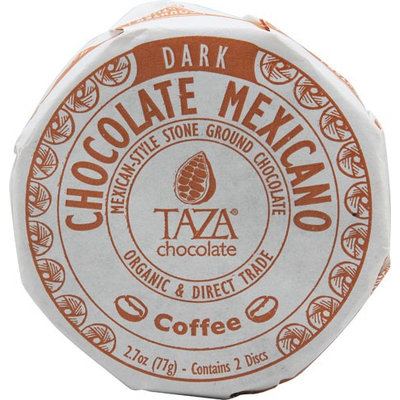 Taza Chocolate Organic Chocolate Mexicano Disc Coffee - 2.7 oz pack of 12