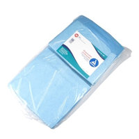 Dynarex Underpad 30 X 36 Inch Disposable Fluff / Polymer Heavy Absorbency Pack of 50 - 6 Packs