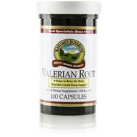 Naturessunshine Valerian Root Supports Nervous System 410 mg 100 Capsules (Pack of 4)