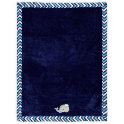 Bananafish Studio Anchors Away Silky Solid Blanket