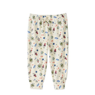 Miniville Newborn/Infant Baby Boy Mix-n-Match Jogger Pant with All Over Print - Outer Space