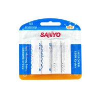 Sanyo eneloop AA 2000mAh 4 Battery Pack Low Self Discharge Batteries LSD HR-3UTG-4BP