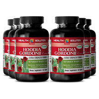Health Supplements - HOODIA GORDONII EXTRACT 2000 - Organic Weight Loss 6 Bottle 360 Tablets