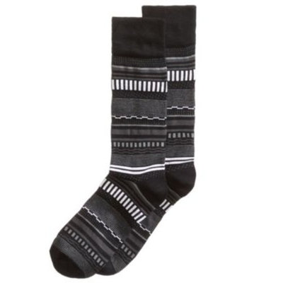 Men's Soft Luxury Striped Dress Socks