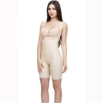 Isavela BE13 High Back Buttocks Enhancer With Hook & Eye, Beige - Medium