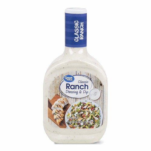 great value classic ranch dressing & dip 36 fl oz Great Value Classic Ranch Dressing & Dip, 36 fl oz (1 bottle)