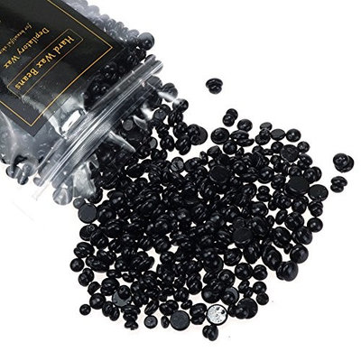 HuangHM Natural Full Body Hair Removal Wax Bean Hard Tea Tree Lavender Depilatory Granules Pearl Bead for Women and Men 50g/pack