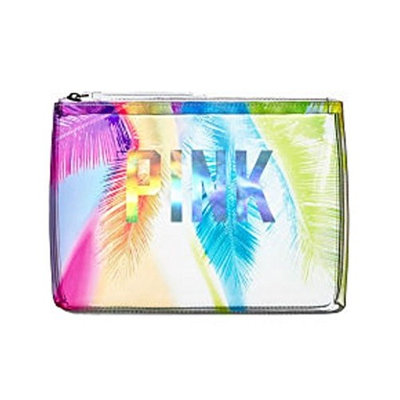 Victoria's Secret PINK Prism Palm Beauty Bag