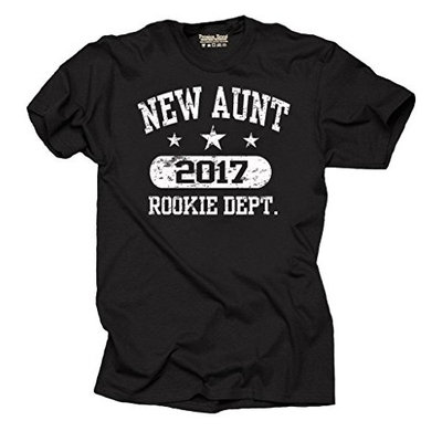 Aunt 2017 Aunt T-shirt Baby announcement Baby shower Auntie Gift Tee XXXX-Large Green