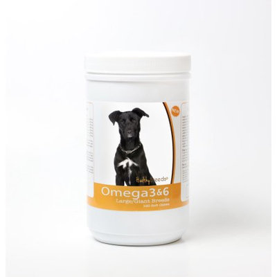 Healthy Breeds 840235143413 Mutt Omega 3 & 6 Soft Chews - 120 Count