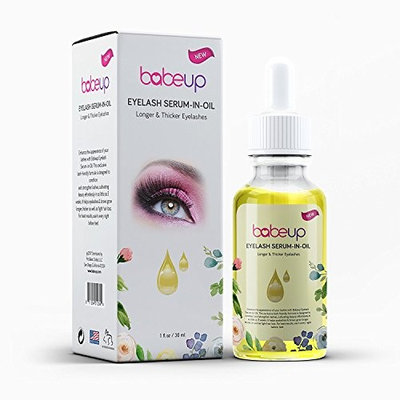 Babeup Eyelash & Eyebrow Serum , Advanced Growth Formula with Vitamin E ( 3 Pack )