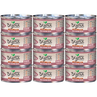 Nestle Purina Purina Beyond Grain Free Wild Salmon Recipe Pate Cat Food Case of 12- 3 oz. Cans