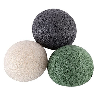 Konjac Facial Puff Sponge-Natural Original Pure Cleansing Sponge Bath Body Soft Puff Face Washing for All Skin Type