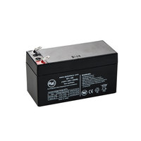 Leoch LP12-1.2 12V 1.3Ah Sealed Lead Acid Battery - This is an AJC Brand® Replacement