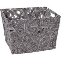 Simplify Grey Crazy Weave Tote