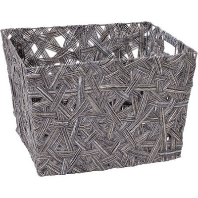 Simplify Grey Crazy Weave Tote