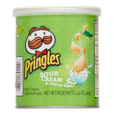 Pringles Sour Cream and Onion Small Stacks, 1.41 Ounce, 12 count