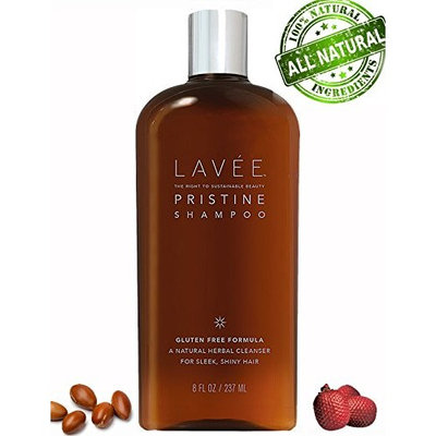 Lavée Pristine Organic Moisturizing | Nourishing Shampoo (8 oz) - Features Argan oil and Buriti oil - Extremely gentle - Gluten Free, Sulfate Free, Paraben Free and Vegan
