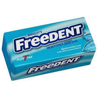 Wrigley's Freedent Spearmint Gum, 15 count