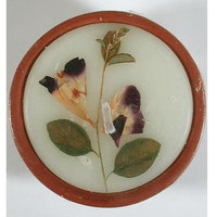 Auroshikha Candles & Incense Auroshikha - Round Flower Candle, Tuberose, Medium, 1 ea