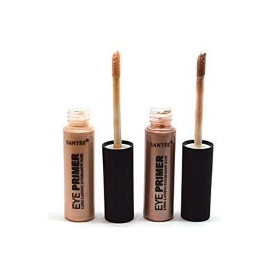 Santee Eye Shadow Primer Long Lasting Eyeshadow Base Nude & Brown BeutiYo + Free Earring