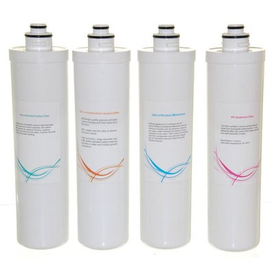 Ispring 123Filter CU-A4 Ultra Filtration Filter Pack (4-Piece)