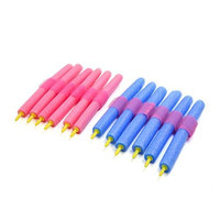 uxcell 12 Pcs Self Adhesive Beauty DIY Curler Makers Soft Foam Bendy Twist Curls Tool Hair Rollers