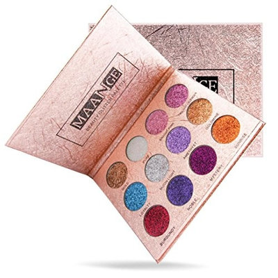 12 Color Eyeshadow Palette,CYCTECH Fashion Luxury Golden Matte Nude Eye Shadow Palettes Cosmetic Powder Kit