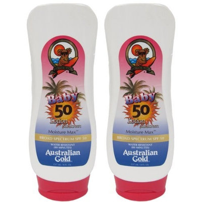 Australian Gold SPF 50 Baby Sunscreen Lotion (Pack of 2)