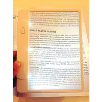 MagniPros Ultra Slim & Lightweight Book Light Led Page Magnifier-Large Viewing Area Magnifies up to 300%