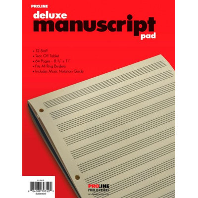 Pro Line Proline Proline Manuscript Paper Deluxe Pad
