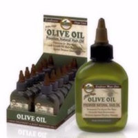 Difeel Olive Oil Premium Natural Hair Oil 2.5 oz. (Pack of 6)